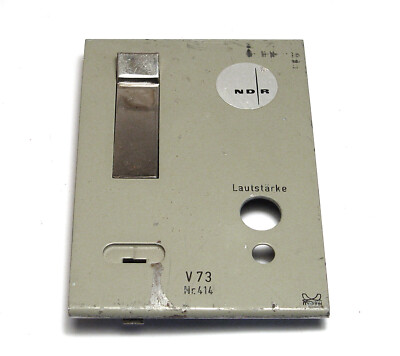 Frontplatte Maihak V73 Studio-Röhren-Endverstärker / Danner Kassette Endstufe