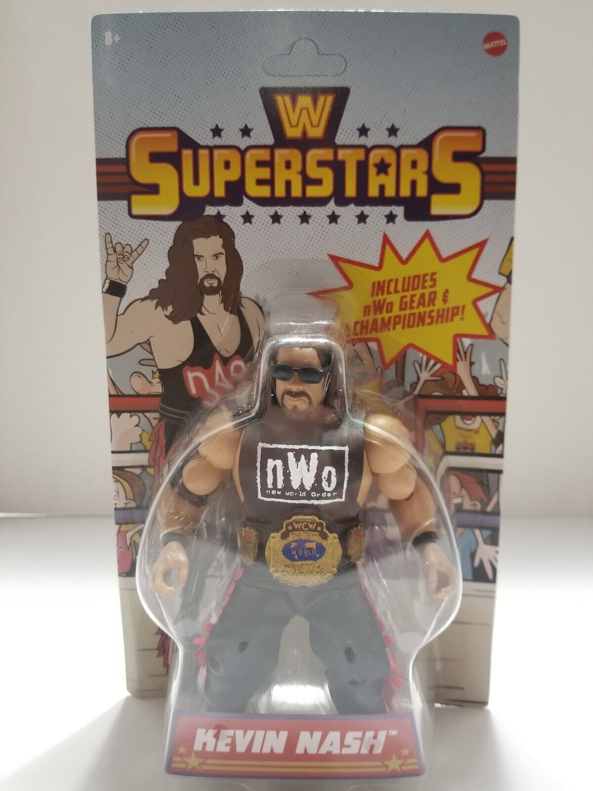 WWE Superstars Kevin Nash 5.5 Inch Action Figure | New in Package!
