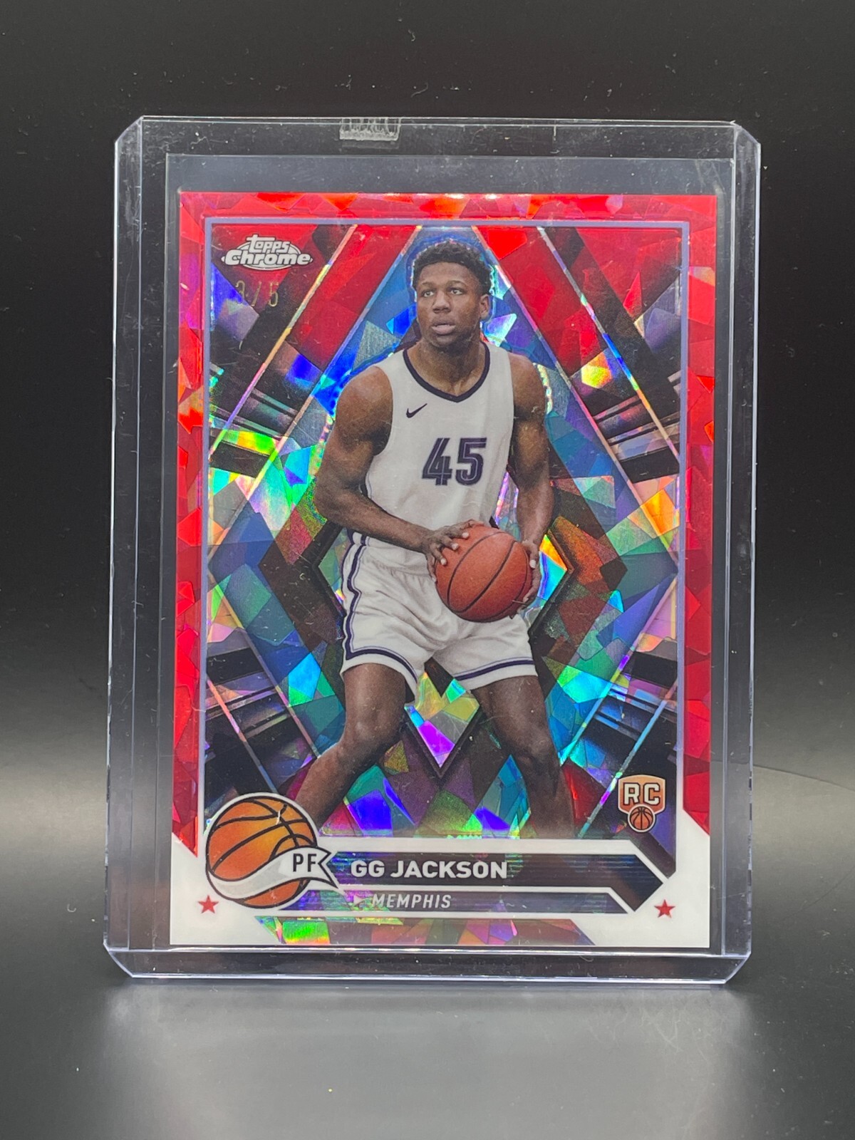 2023-24 Topps Chrome Sapphire Red Sapphire #54 GG Jackson #3/5