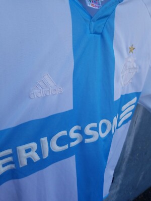 adidas サッカーシャツ ERICKSSON VINTAGE Adidas Droit Au But Ericsson Soccer Football Jersey Men's