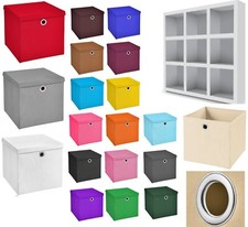 5 STÜCK Aufbewahrungsboxen Deckel Korb Einschubkorb Faltbox en Kinder Box Boxen