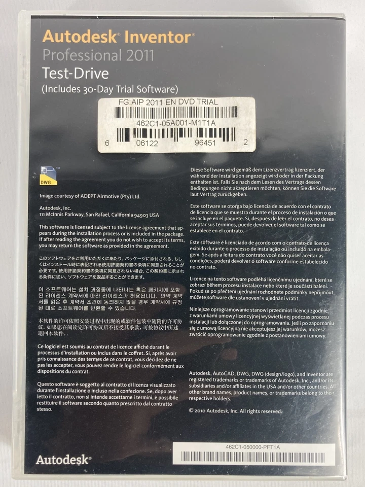 Autodesk Inventor Professional 2011 Test-Drive 30 Day Trail Discs Only - Image 3 of 4
