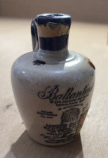 Antike Miniatur-Lik&ouml;rflasche EMPTY, Ballantine, Florida-Steuermarke, Scotland