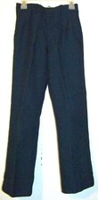 Boys Navy Blue Dress Pants Size Tag Missing Waist 23 Inches Size Small  EUC  