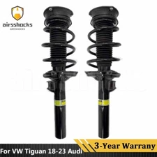 2X Front Left Right Shock Struts Assys Fit VW Tiguan 2018-2023 Audi Q3 2019-2023