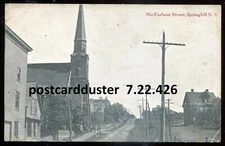 SPRINGHILL Nova Scotia Postcard 1910s MacFarlane Street by Stedman