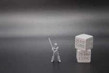 Barbarian Female Great Sword 5of6 32mm Miniature Dnd Oldhammer Heroquest