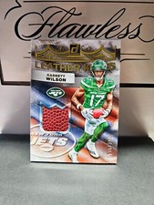 2022 Panini Donruss RC Leather Kings Memorabilla #LK-6 Garrett Wilson #135/399