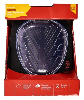 Heavy Duty Gel Knee Pads Work Kneepad Kneepads Pad Cup One Strap New Amtech