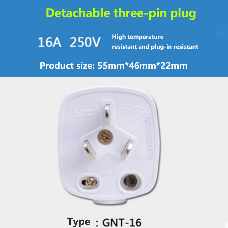 Fielect Rewireable Power Adapter Connector - 3-Pole, 10A 250V | NK-09 Style Plug For Computers, Appliances (2 Pack) - View #8