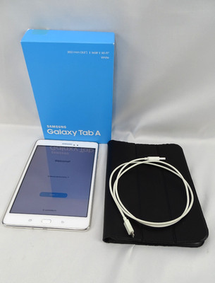 Samsung Galaxy Tab A Model SM-T350, 8'', White, WiFi, Bluetooth