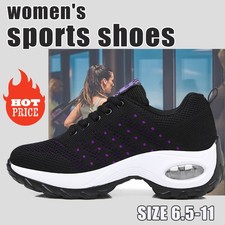 Womens Sports Shoes Slip on Running Trainers ...