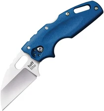 Cold Steel Tuff Lite Blue Folding Knife 2.5in Satin Plain Edge Blade CS20LTB