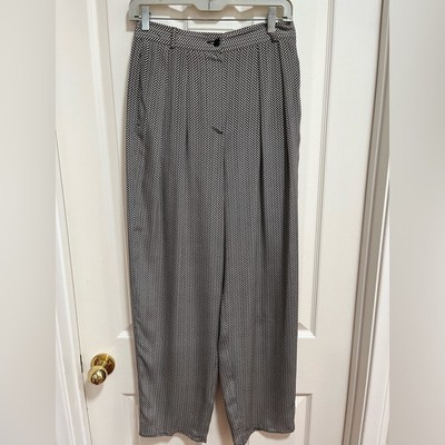 VINTAGE Giorgio Armani Silk Blend Breezy Sheer Lightweight Pants Made in Italy