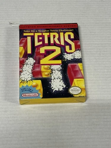 Tetris 2 (Nintendo Entertainment System, 1993) BOX & CARTRIDGE ONLY- TESTED