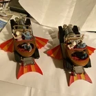 Corgi Toys Chitty Chitty Bang Bang Red Silver Brown Yellow Diecast Car Model