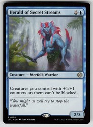 Herald of Secret Streams #158 Commander: The Lost Caverns of Ixalan Rare MTG