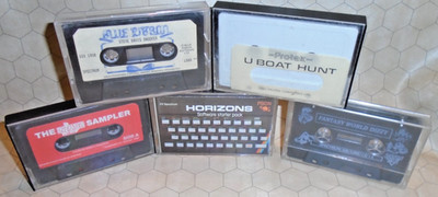 ZX Spectrum PC Game Cassette Lot (x5) - Vintage