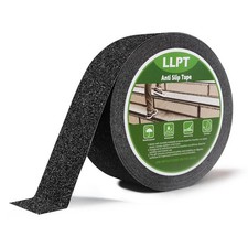 Black 2"x36' Heavy Duty Anti-Slip Waterproof Tape for Stairs and Outdoors