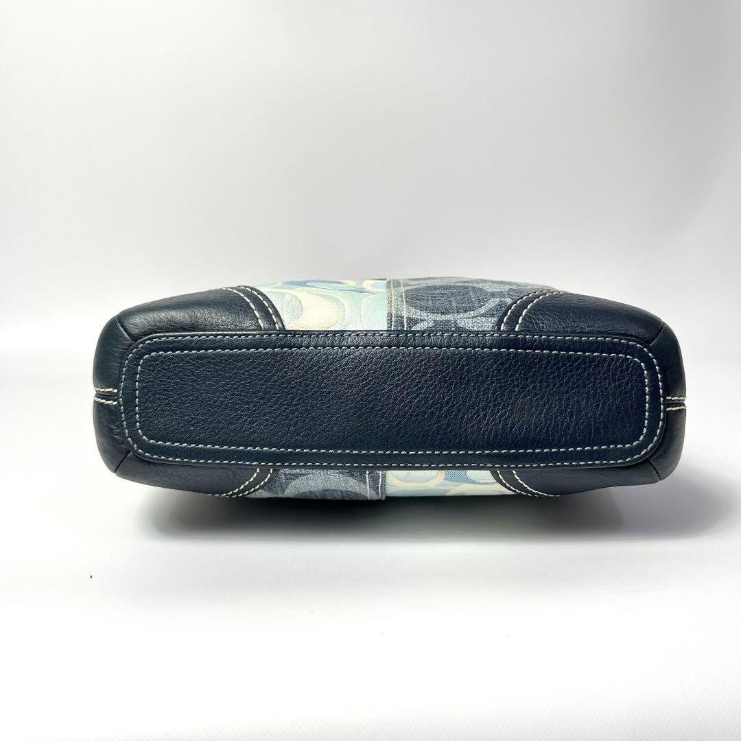 COACH Signature Multi-Color Patchwork Handbag Can… - image 21