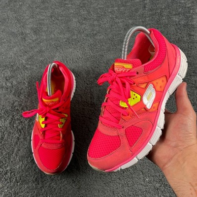 Skechers Schuhe Damen Größe UK 5 Fitness Laufen Gehen Rosa Flex Sohle