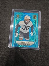 2025 Panini Donruss Elite Rookies Devin Neal #154 Teal Matrix 319/499 (RC) SP