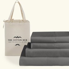 King Size 6-Piece Sheet Set 1000 Series Luxury Certified 100 Pima Cotton Bed