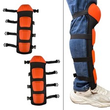 Espinilleras para recortar malezas 53x28 cm cómodas de llevar ajustables