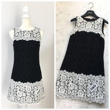 DOLCE&GABBANA Dress Size S Excellent Condition Lace Logo Accent 85cm Length