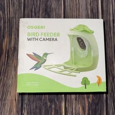 OSOERI Smart Bird Feeder with Camera, 1080P HD AI Identify Wild Bird Watching