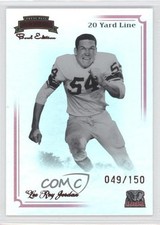 2008 Press Pass Legends Bowl Edition 20 Yard Line 49/150 Lee Roy Jordan #16 0c2