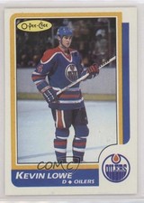 1986-87 O-Pee-Chee Kevin Lowe #197 HOF 0i6