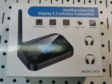 Multifunction Transmitter Receiver Bluetooth 5.3 Audio Adapter With LCD Display