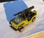 Hot Wheels Redline U.S. Army Jeep Gunslinger 1970 Olive Drab Green Hong Kong