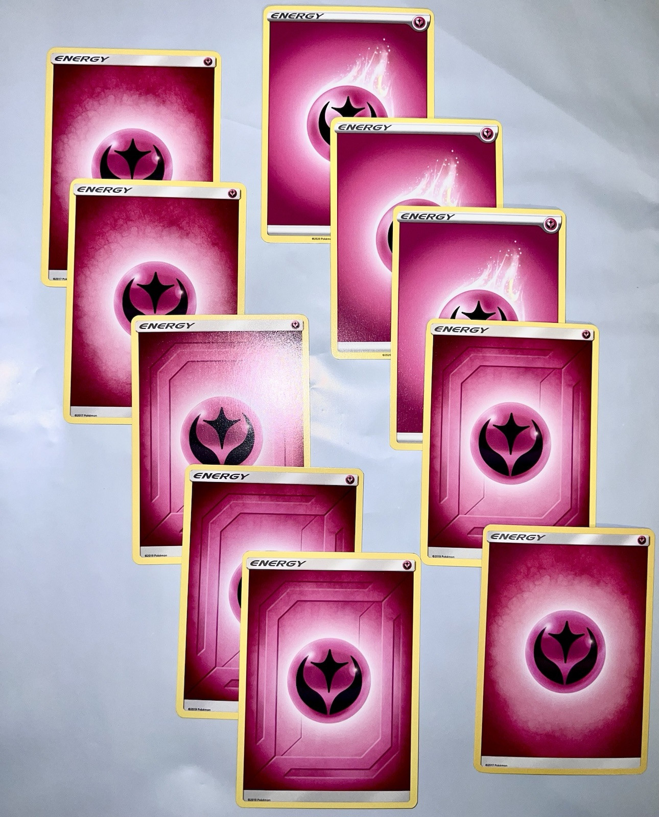 10x Pokemon Fairy Energy Card Lot x10 Near Mint-Mint Pokemon TCG