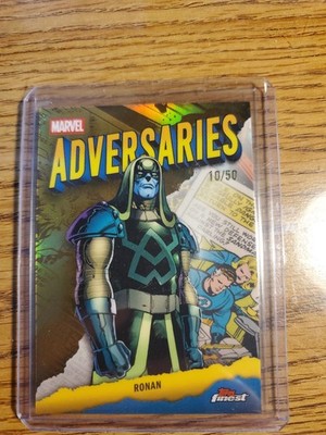 2026 Topps Finest Fantastic Four RONAN Adversaries Insert GOLD REFRACTOR 10/50