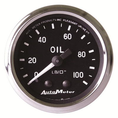 #ad Autometer 201006 Cobra Oil Pressure Gauge 2 1 16quot; 100 PSI Mechanical $93.91