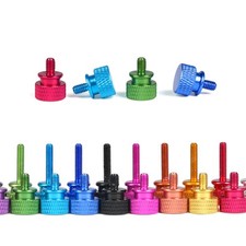 M3 M4 M5 M6 Knurled Thumb Screws PC Computer Case Aluminum Hand Grip Knob Bolts