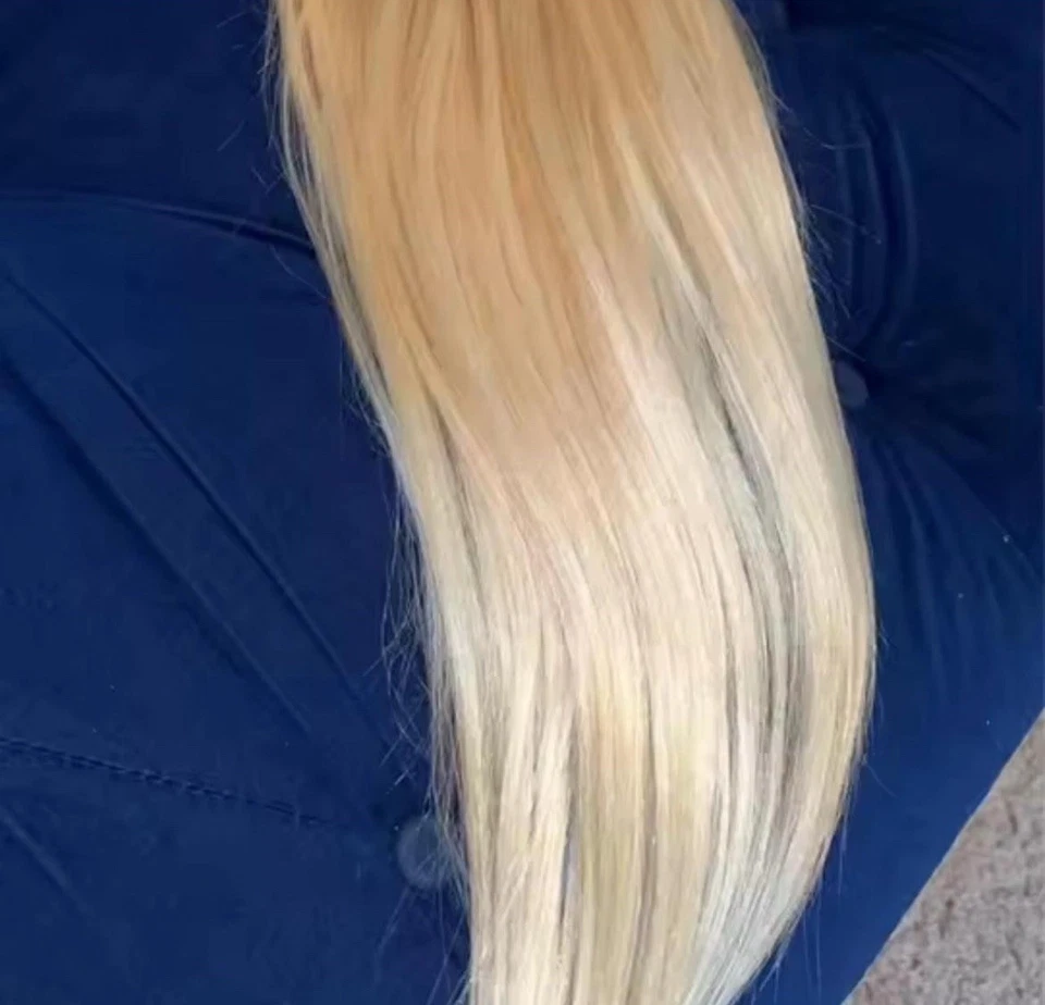 30 inch human hair 13x6 613  blonde straight hair wig. 250% density. Brand New. - Image 2 of 3