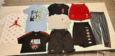 Nike Jordan Under Armour Boys Clothing Lot Size M Graphic Tees Shorts Pants