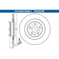 ATE 24.0420-0246.1 Bremsscheibe