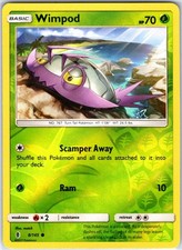 Wimpod 8/145 Common Reverse Holo Card SM - Guardians Rising Pokemon TCG NM