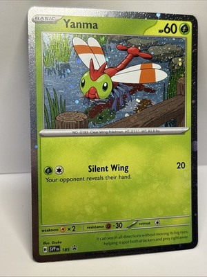 Pokémon TCG Yanma Black Star Promo Card SVP 185 Cosmos Holo NM