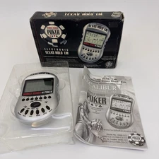 Texas Hold 'Em World Series Of Poker Electronic Hand Held Game Excalibur