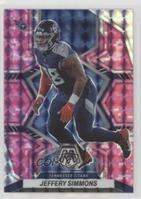 2022 Panini Mosaic Pink Camo Mosaic Prizm Jeffery Simmons #220 0c4o