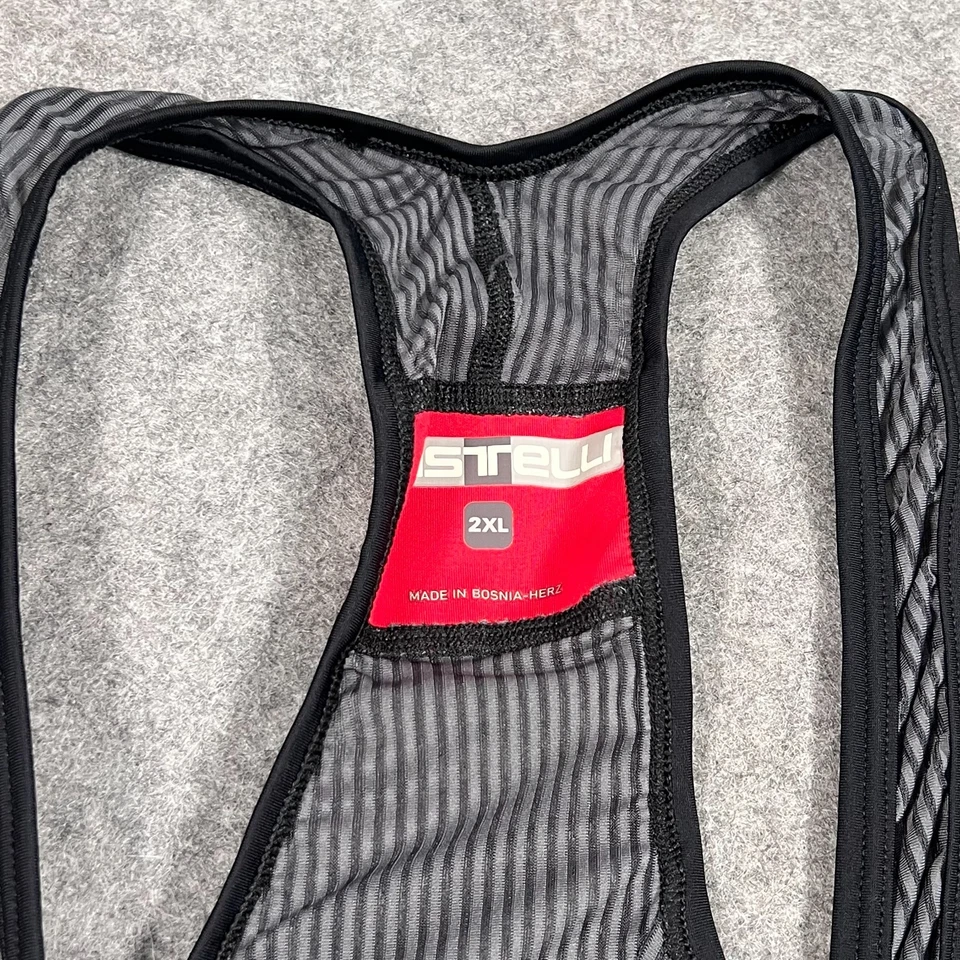 Culotte con tirantes Castelli negro liso ciclismo una pieza bicicleta para hombre talla 2XL Foto 2 de 4