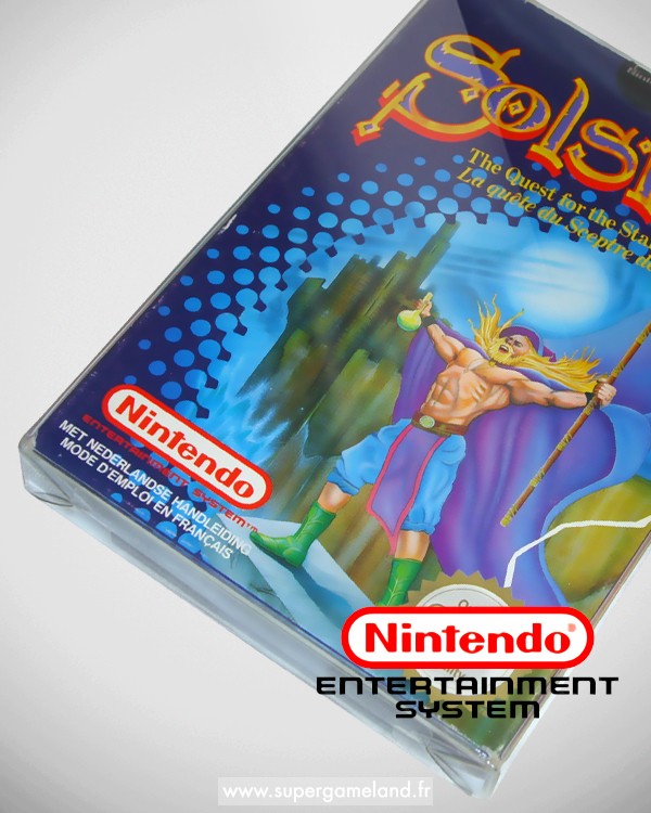 Crystal Box Étui de protection pour jeu Nintendo NES PAL PET Anti UV 0,5mm