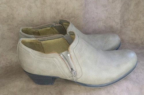Natural Soul Kasta Heel Bootie Ankle Dark Taupe US 9M - Picture 3 of 10