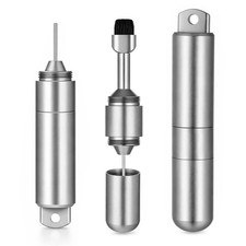 SIM Card Ejector Tray Removal Tool with Cleaning Brush, Portable 2 in 1 Keychain