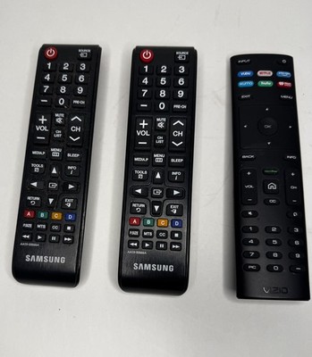 Remote Controls for TV Lot of 3 - Samung - Vizio